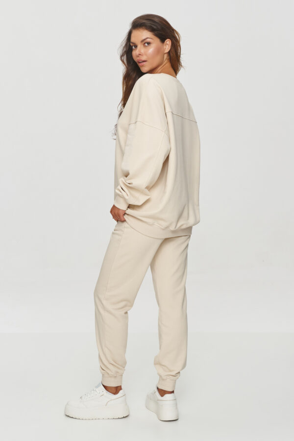 Tracksuit trousers model 200130 Makadamia - Image 2