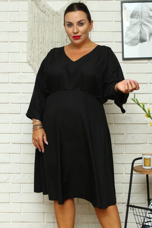 Plus size dress model 168959 Karko