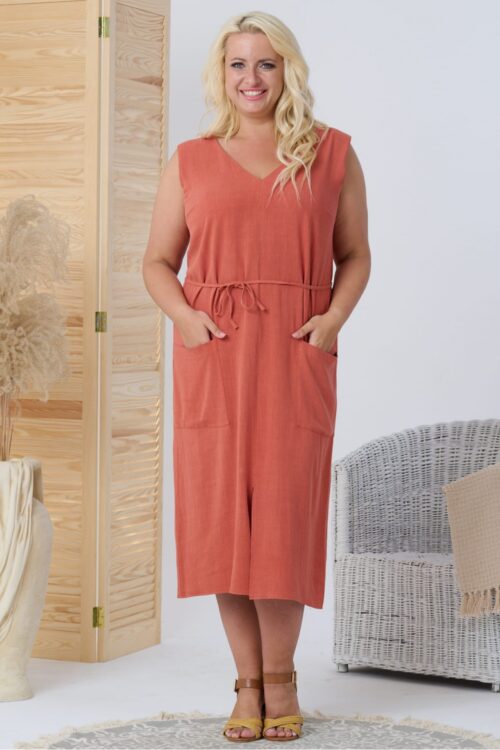 Plus size dress model 169038 Karko