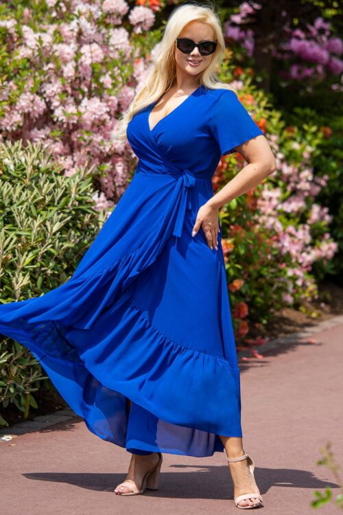 Plus size dress model 183279 Karko