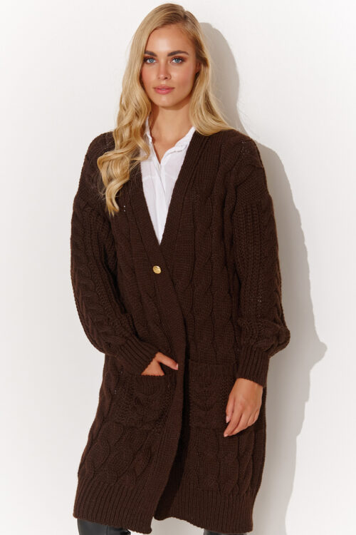 Cardigan model 184391 Makadamia