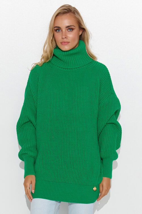 Turtleneck model 185211 Makadamia