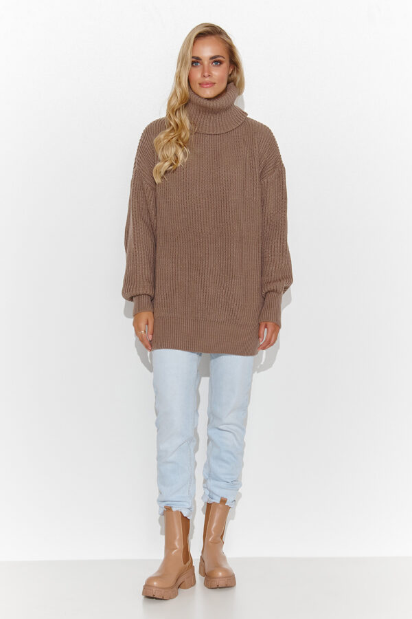 Turtleneck model 185216 Makadamia - Image 2