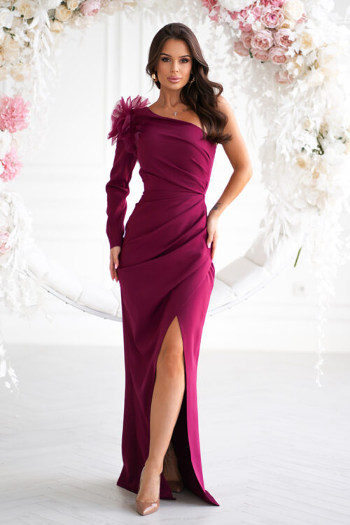 Long dress model 203646 Bicotone