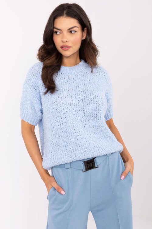 Short sleeve sweater model 206943 Italy Moda